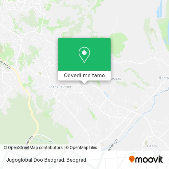 Jugoglobal Doo Beograd mapa