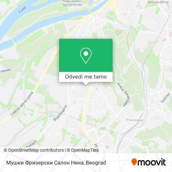 Мушки Фризерски Салон Нена mapa