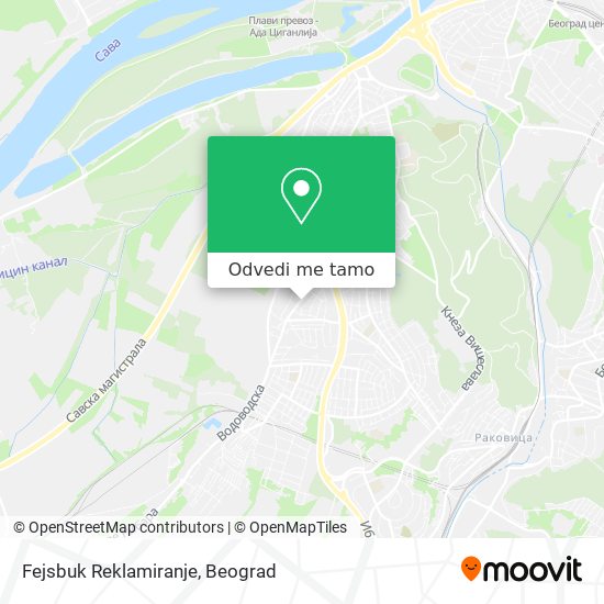 Fejsbuk Reklamiranje mapa