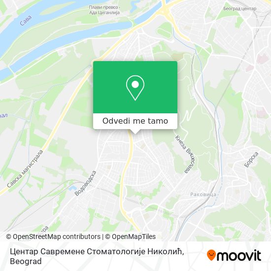 Центар Савремене Стоматологије Николић mapa