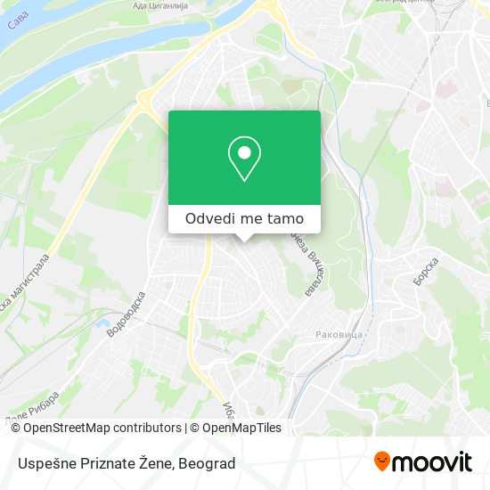 Uspešne Priznate Žene mapa