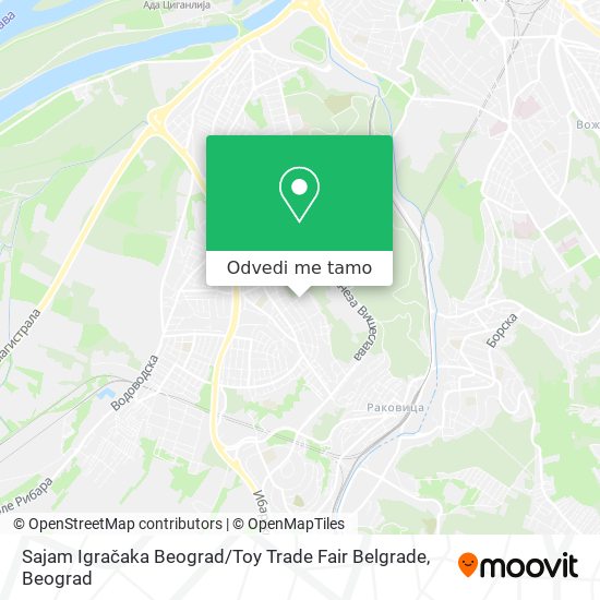 Sajam Igračaka Beograd / Toy Trade Fair Belgrade mapa