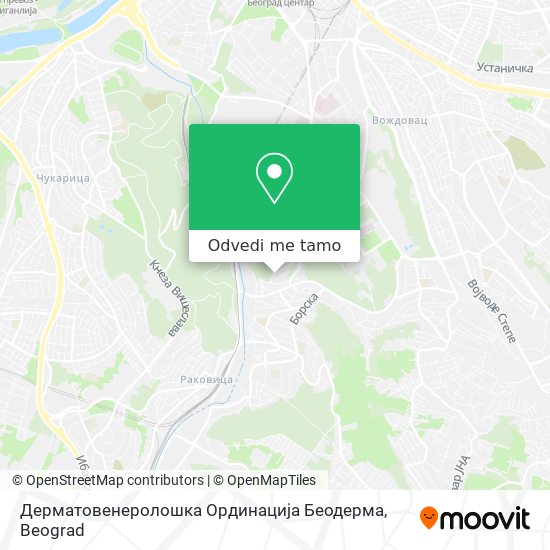 Дерматовенеролошка Ординација Беодерма mapa