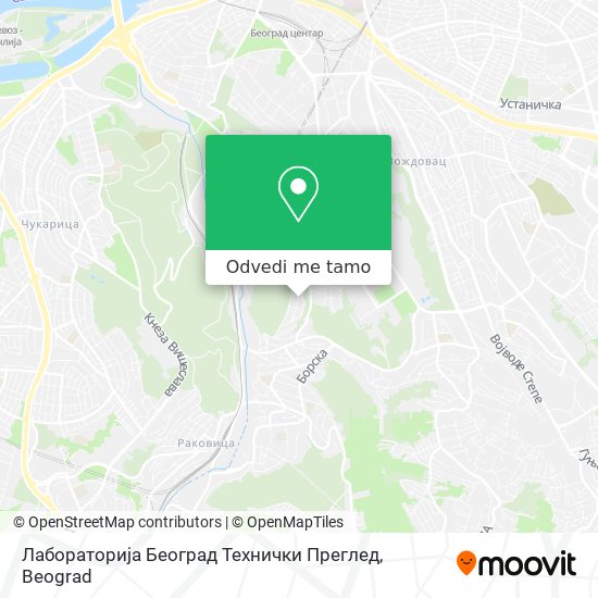 Лабораторија Београд Технички Преглед mapa