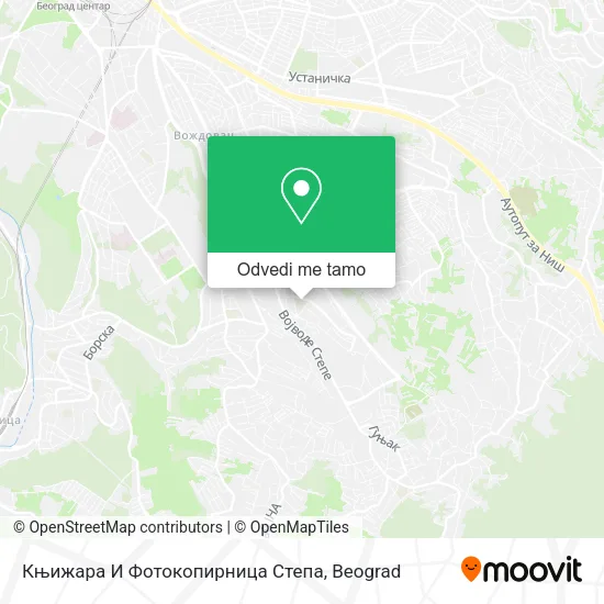Књижара И Фотокопирница Степа mapa
