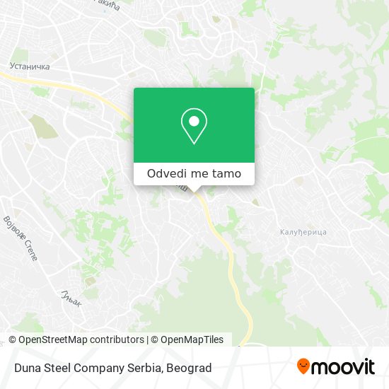 Duna Steel Company Serbia mapa