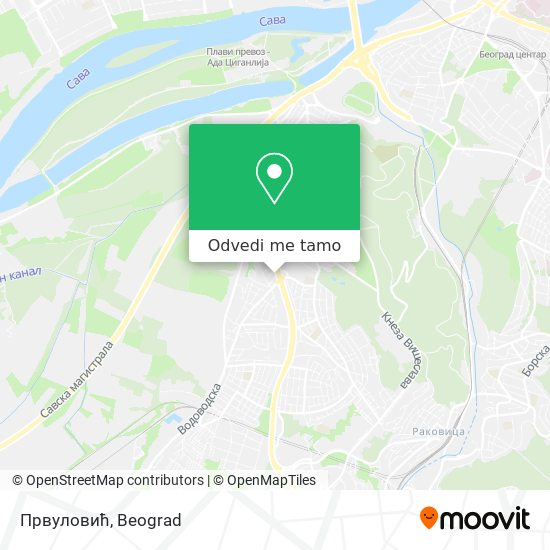 Првуловић mapa