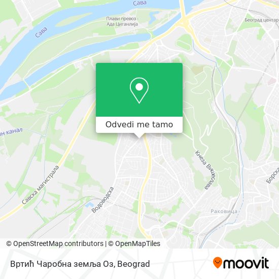 Вртић Чаробна земља Оз mapa