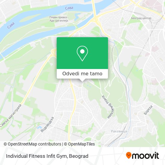 Individual Fitness Infit Gym mapa