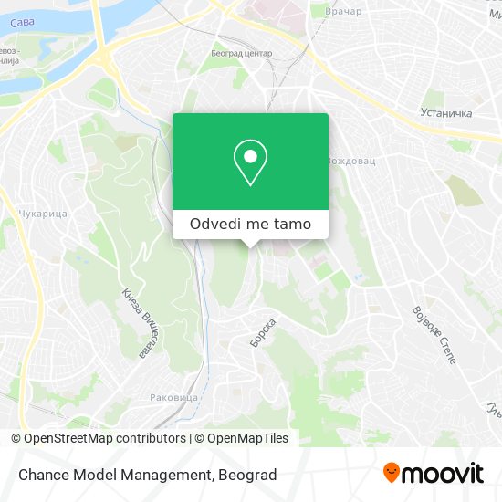 Chance Model Management mapa