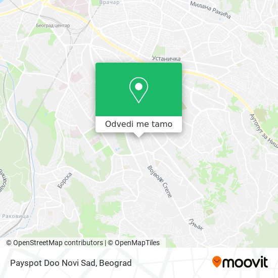 Payspot Doo Novi Sad mapa