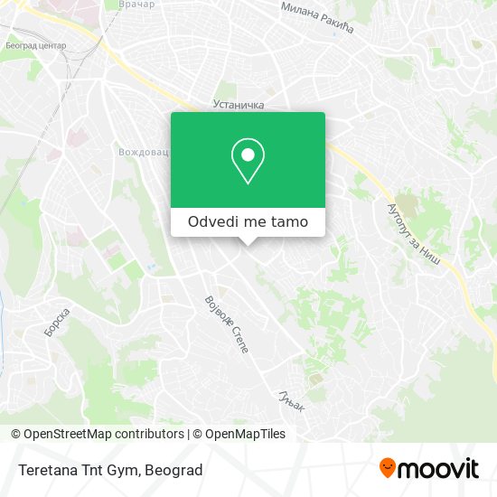 Teretana Tnt Gym mapa