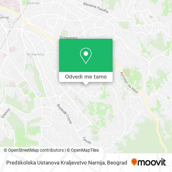 Predškolska Ustanova Kraljevstvo Narnija mapa