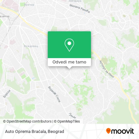 Auto Oprema Braćala mapa