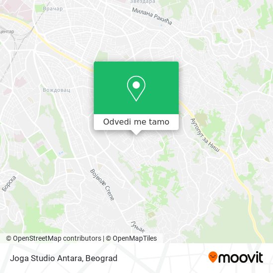 Joga Studio Antara mapa