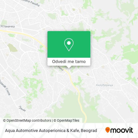 Aqua Automotive Autoperionica & Kafe mapa