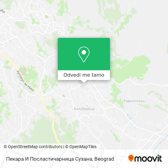 Пекара И Посластичарница Сузана mapa