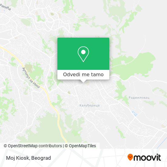 Moj Kiosk mapa