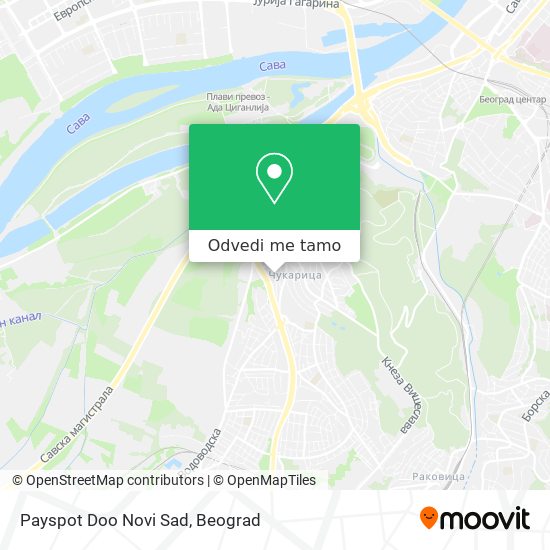 Payspot Doo Novi Sad mapa