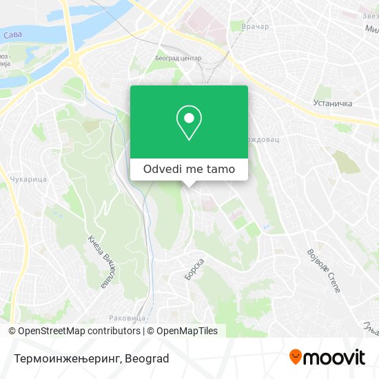 Термоинжењеринг mapa