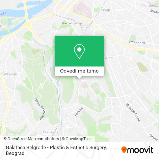 Galathea Belgrade - Plastic & Esthetic Surgery mapa