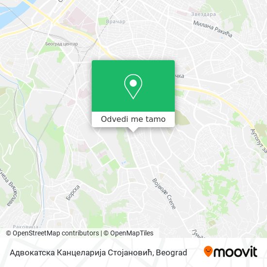 Адвокатска Канцеларија Стојановић mapa