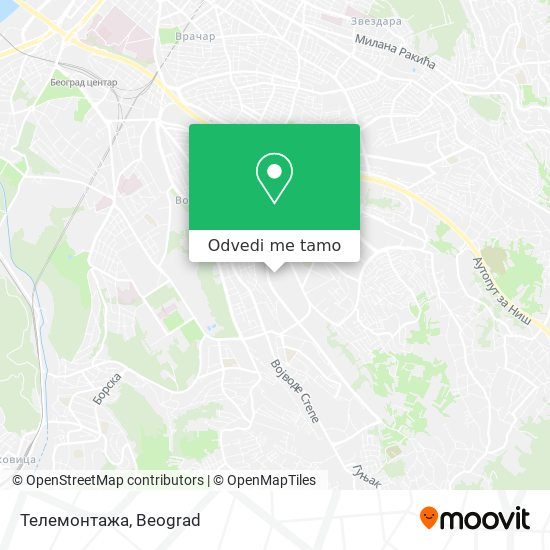 Телемонтажа mapa