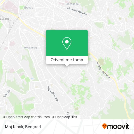 Moj Kiosk mapa