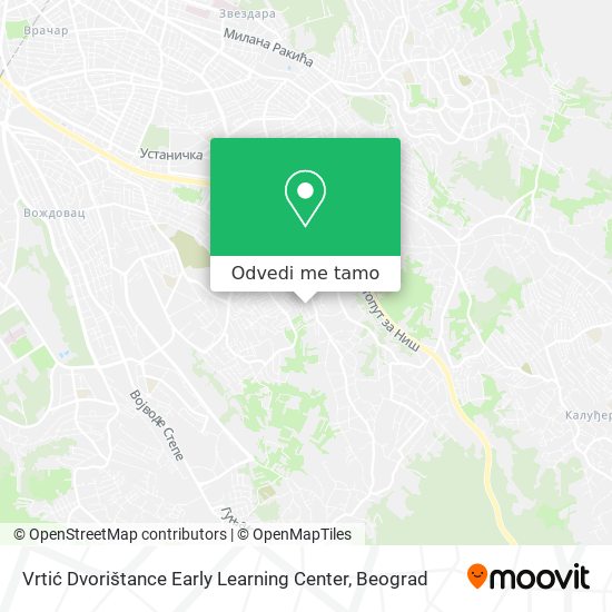 Vrtić Dvorištance Early Learning Center mapa