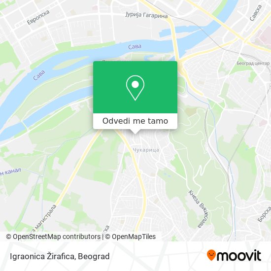 Igraonica Žirafica mapa