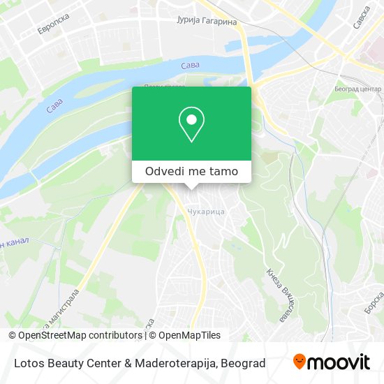 Lotos Beauty Center & Maderoterapija mapa