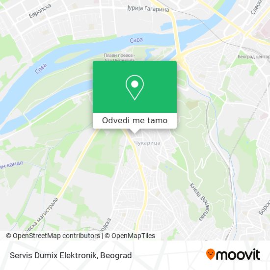 Servis Dumix Elektronik mapa