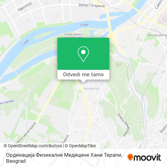 Ординација Физикалне Медицине Хани Терапи mapa