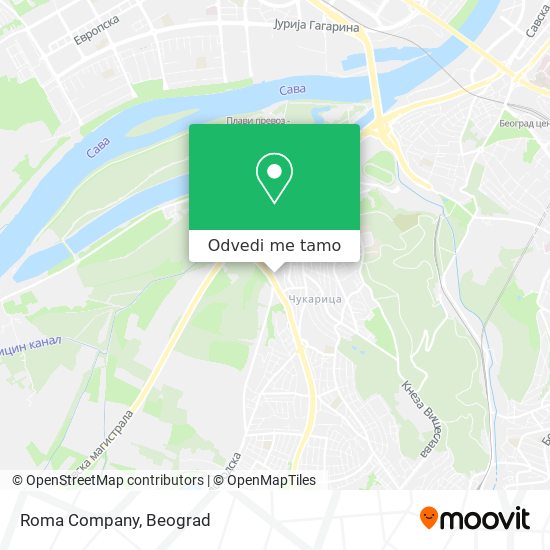 Roma Company mapa