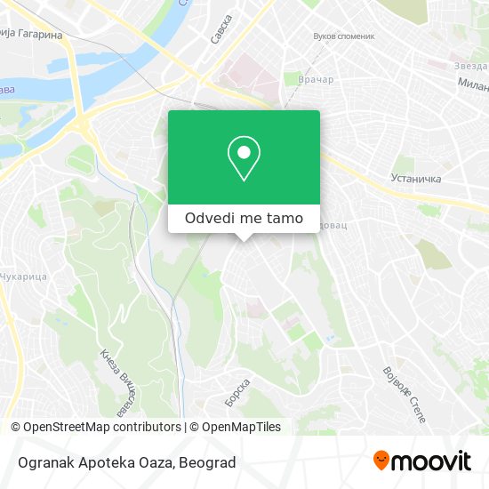 Ogranak Apoteka Oaza mapa