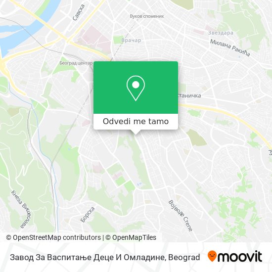 Завод За Васпитање Деце И Омладине mapa