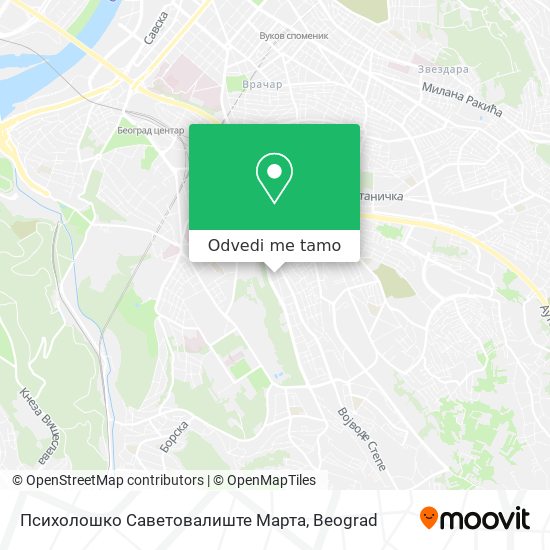 Психолошко Саветовалиште Марта mapa