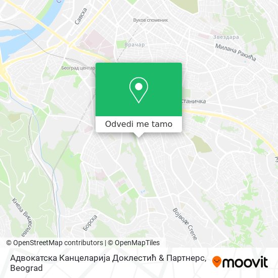 Адвокатска Канцеларија Доклестић & Партнерс mapa