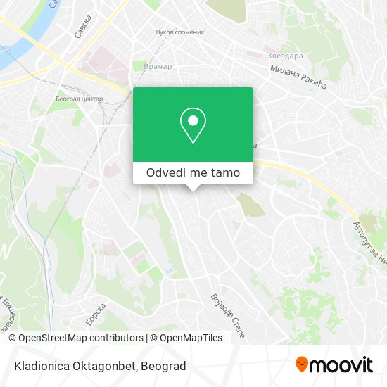 Kladionica Oktagonbet mapa