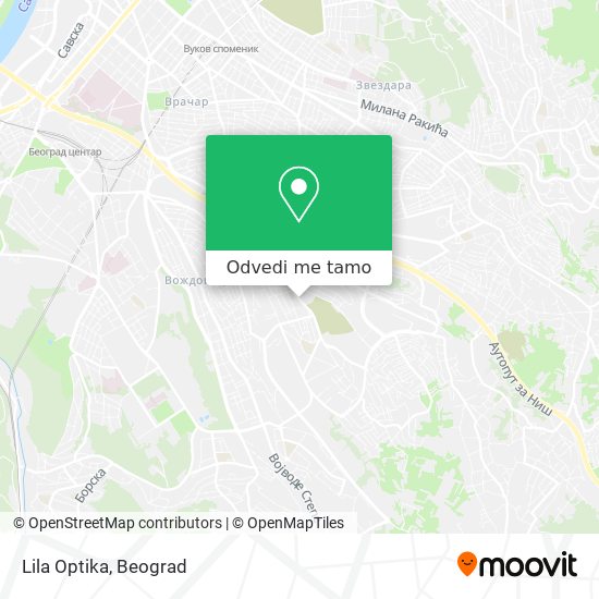 Lila Optika mapa