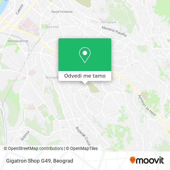 Gigatron Shop G49 mapa