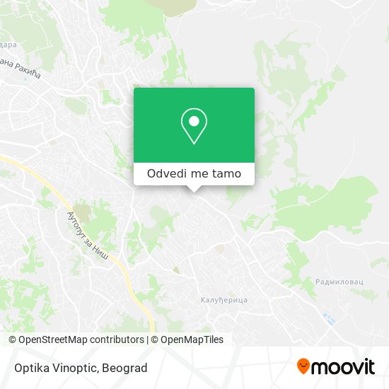 Optika Vinoptic mapa