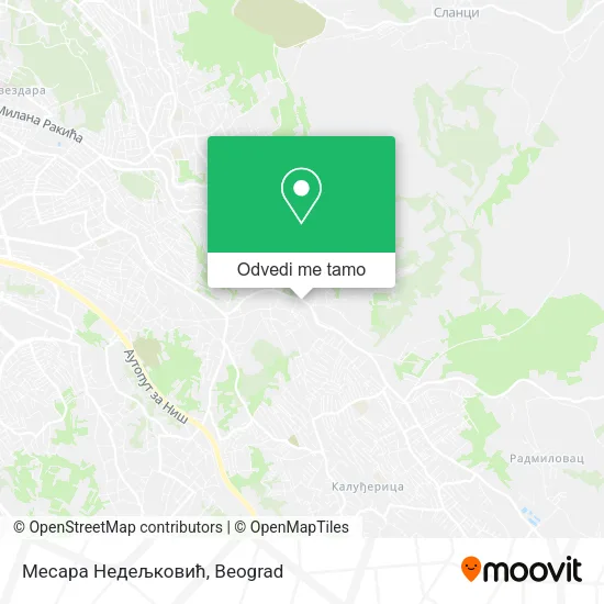 Месара Недељковић mapa