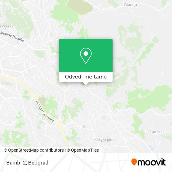 Bambi 2 mapa