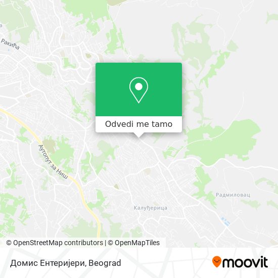 Домис Ентеријери mapa