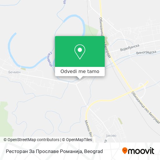 Ресторан За Прославе Романија mapa