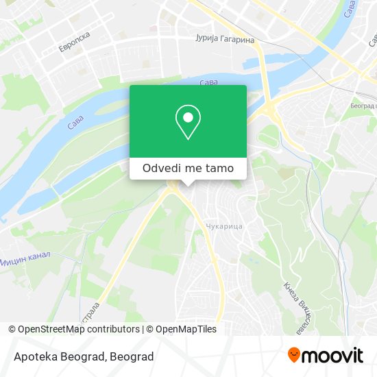 Apoteka Beograd mapa