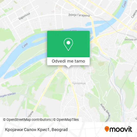 Кројачки Салон Крис1 mapa