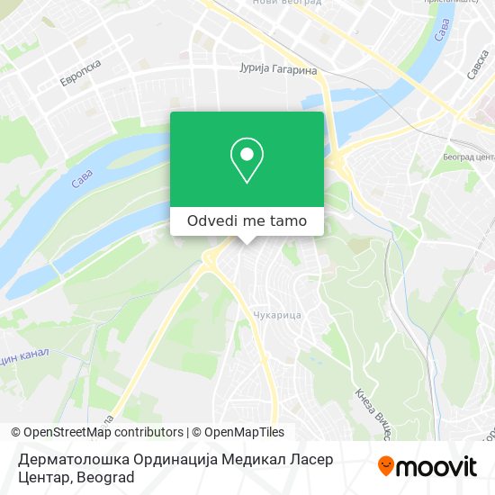 Дерматолошка Ординација Медикал Ласер Центар mapa