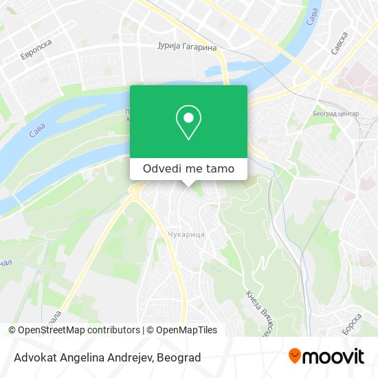 Advokat Angelina Andrejev mapa